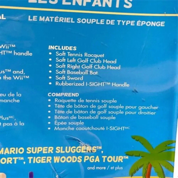 Icon  Nintendo Wii Resort Kit Racquet Golf Baseball Sword Isight Handle Kit New - Picture 4 of 9